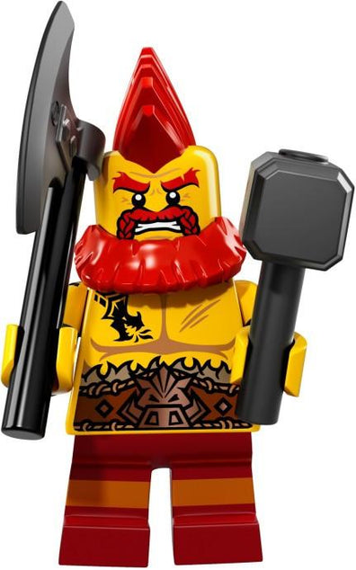 LEGO Minifigure-Battle Dwarf-Collectible Minifigures / Series 17-COL17-10-Creative Brick Builders